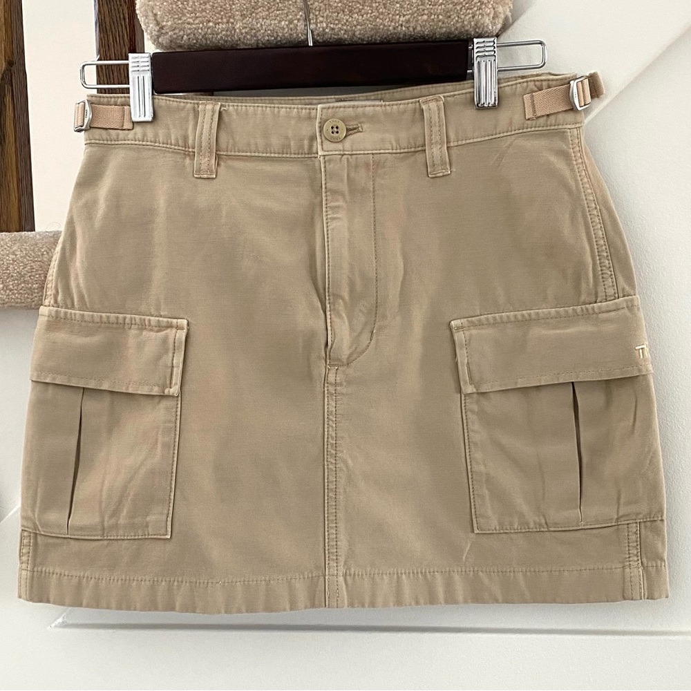 Aritzia TNA Tan Khaki Supply Cargo Micro  Skirt Size 6